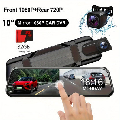 1080P přední a 720P zadní palubní kamera s dotykovou obrazovkou