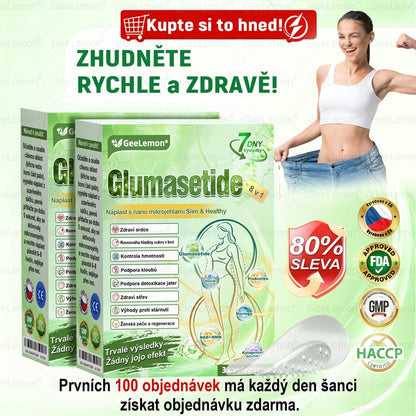 🌿🌿Doporučeno Fakultní nemocnicí Motol ·  Oficiální prodejna BENU | 🎁 𝐆𝐞𝑒𝑙𝑒𝐦𝐨𝐧® Glum𝐚𝐬𝐞tide 8 v 1 – Zeštíhlující nano mikrojihlový náplast 🇨🇿 Jen 1× denně ✅ Viditelné změny za 7 dní – na obezitu, kardiovaskulární zdraví, diabetes a kloubní problémy