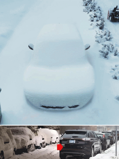 Snímač proti námraze a zasněžení