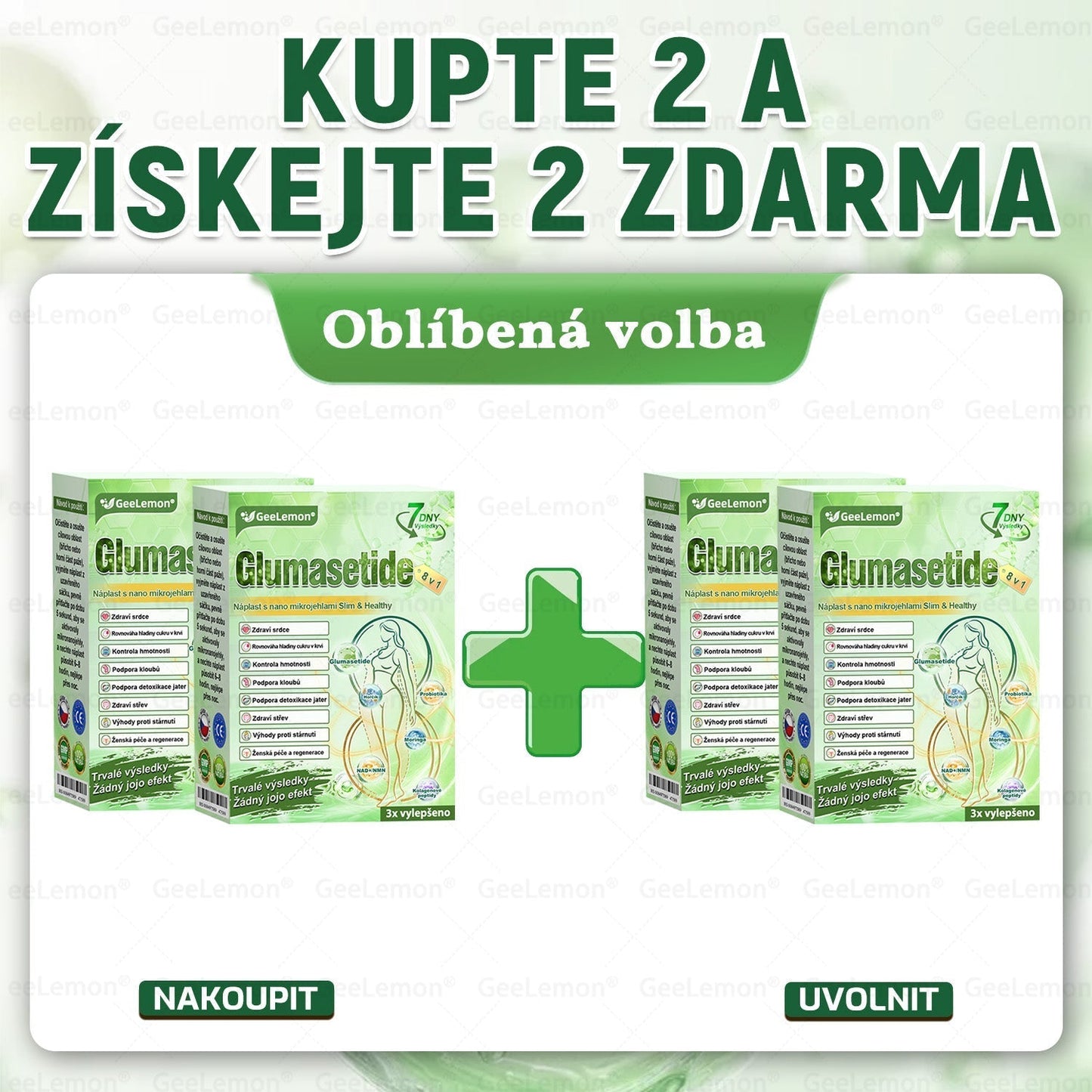 🌿🌿Doporučeno Fakultní nemocnicí Motol ·  Oficiální prodejna BENU | 🎁 𝐆𝐞𝑒𝑙𝑒𝐦𝐨𝐧® Glum𝐚𝐬𝐞tide 8 v 1 – Zeštíhlující nano mikrojihlový náplast 🇨🇿 Jen 1× denně ✅ Viditelné změny za 7 dní – na obezitu, kardiovaskulární zdraví, diabetes a kloubní problémy