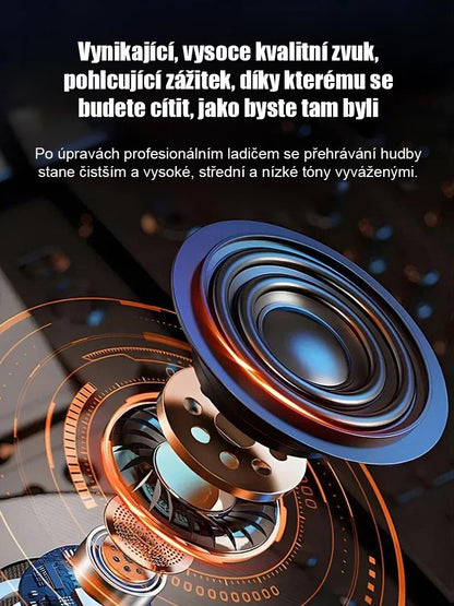 【Poslat mikrofon】Bezdrátový Bluetooth reproduktor s hlubokými basy
