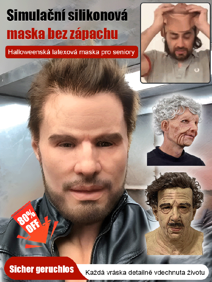 Silikonová maska pro simulaci